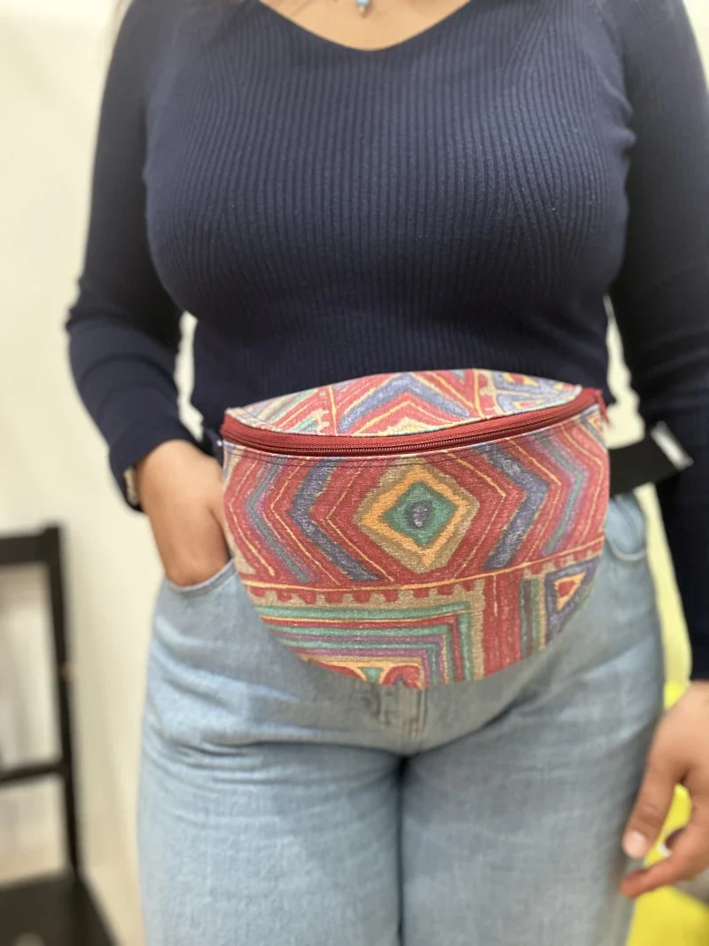 Sac banane à motifs géométriques - Image 4