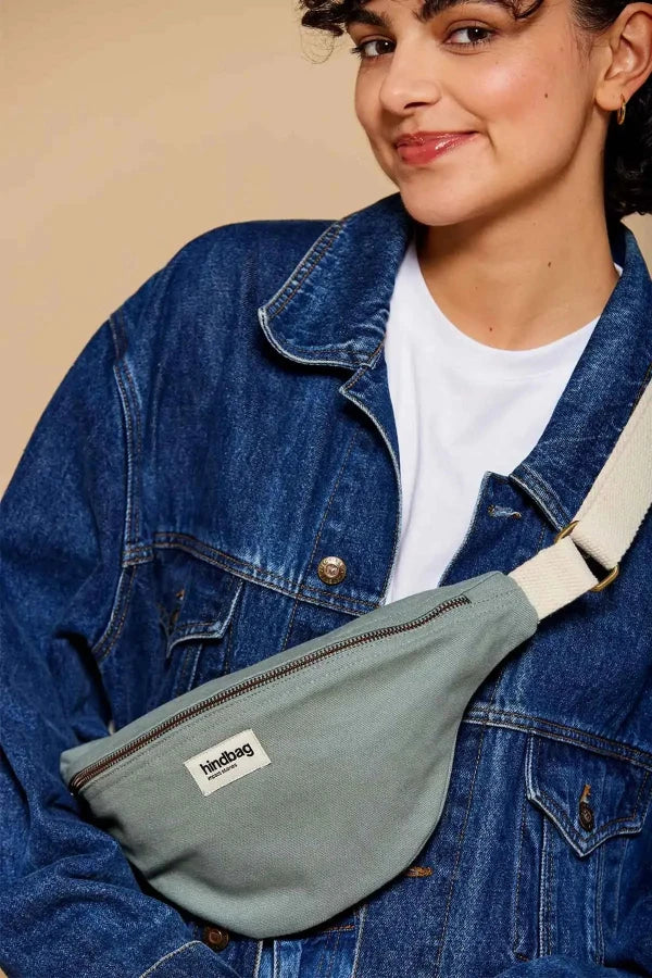 Sac banane Sauge en coton bio - Olivia - Image 9