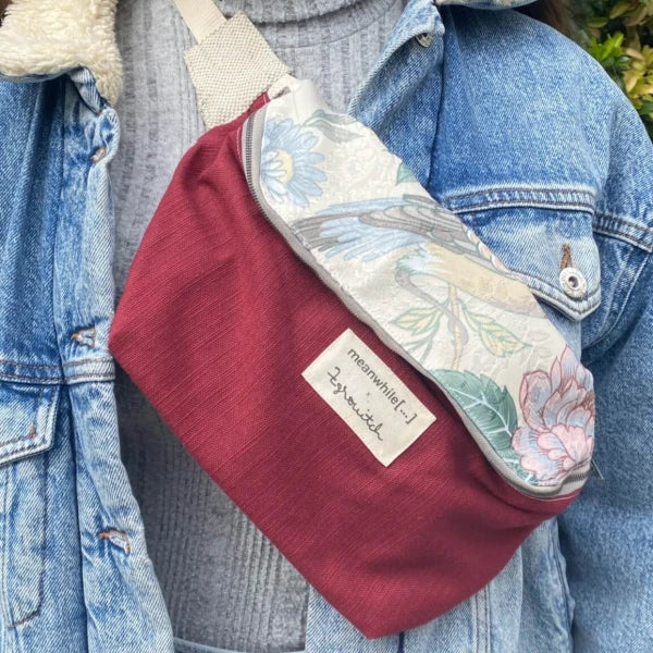 Sac banane ucpcylé Bordeaux 'Zgrouitch x Meanwhile Boutique' [ édition limitée ] - Image 6