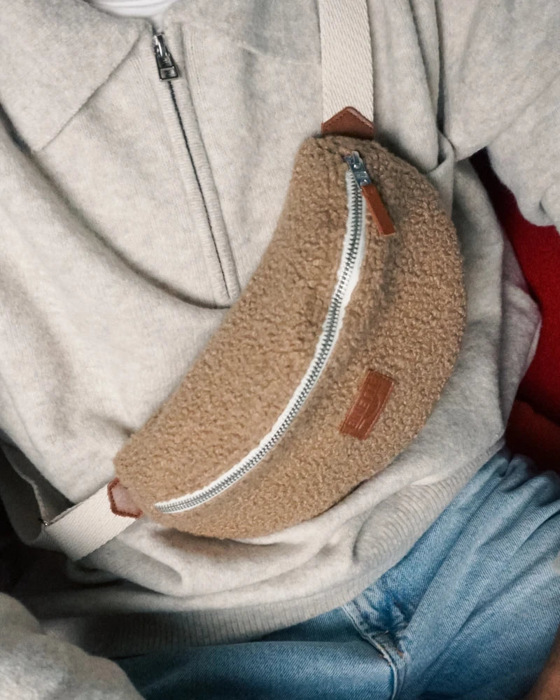 Sac Banane végane Moumoute Beige - Image 6
