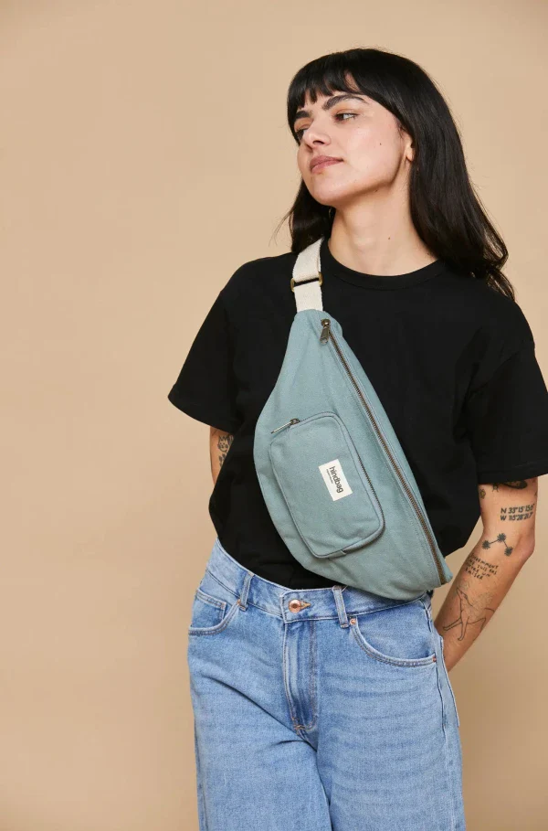 Sac banane XL Sauge en coton bio - Sofia - Image 4