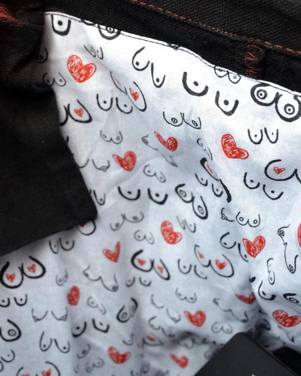 Sac cabas noir en coton bio et upcyclé - Image 13