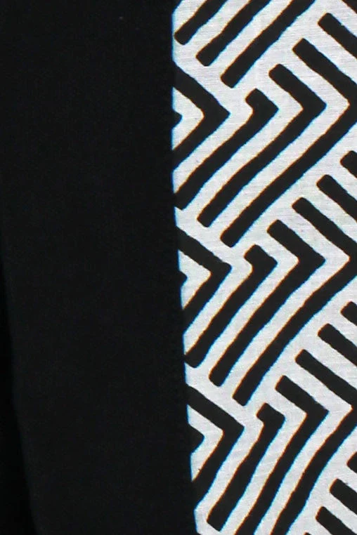 Sac cabas Noir en coton bio - Jean - Image 4