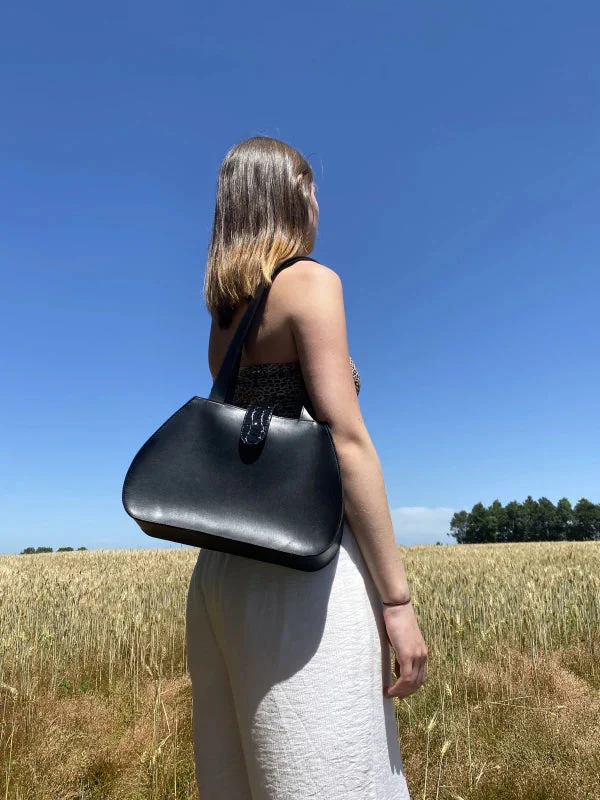 Sac cabas vegan en cuir de pomme - plusieurs coloris - Image 2