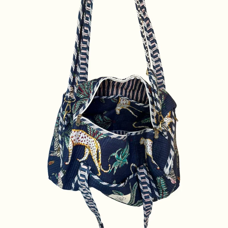 Sac de voyage matelassé "Midnight safari" - Image 3