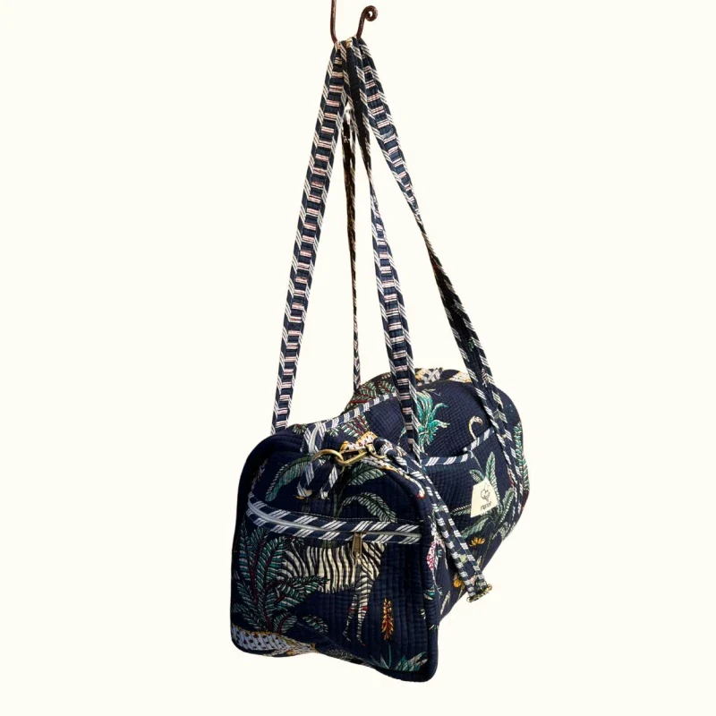 Sac de voyage matelassé "Midnight safari" - Image 4