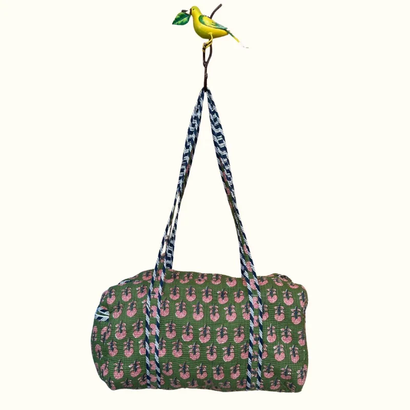 Sac de voyage matelassé – "Pink grove in the forest" - Image 2