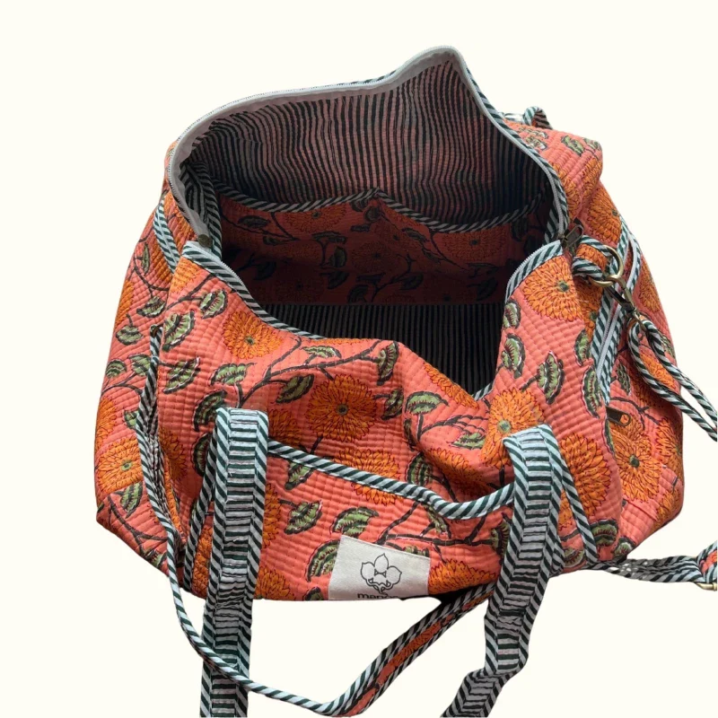 Sac de voyage "Sunny Squeeshy Flowers" - Image 4