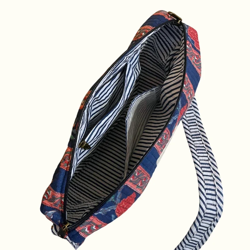 Sac demi-lune matelassé – Nānī-māmāmā – - Image 5