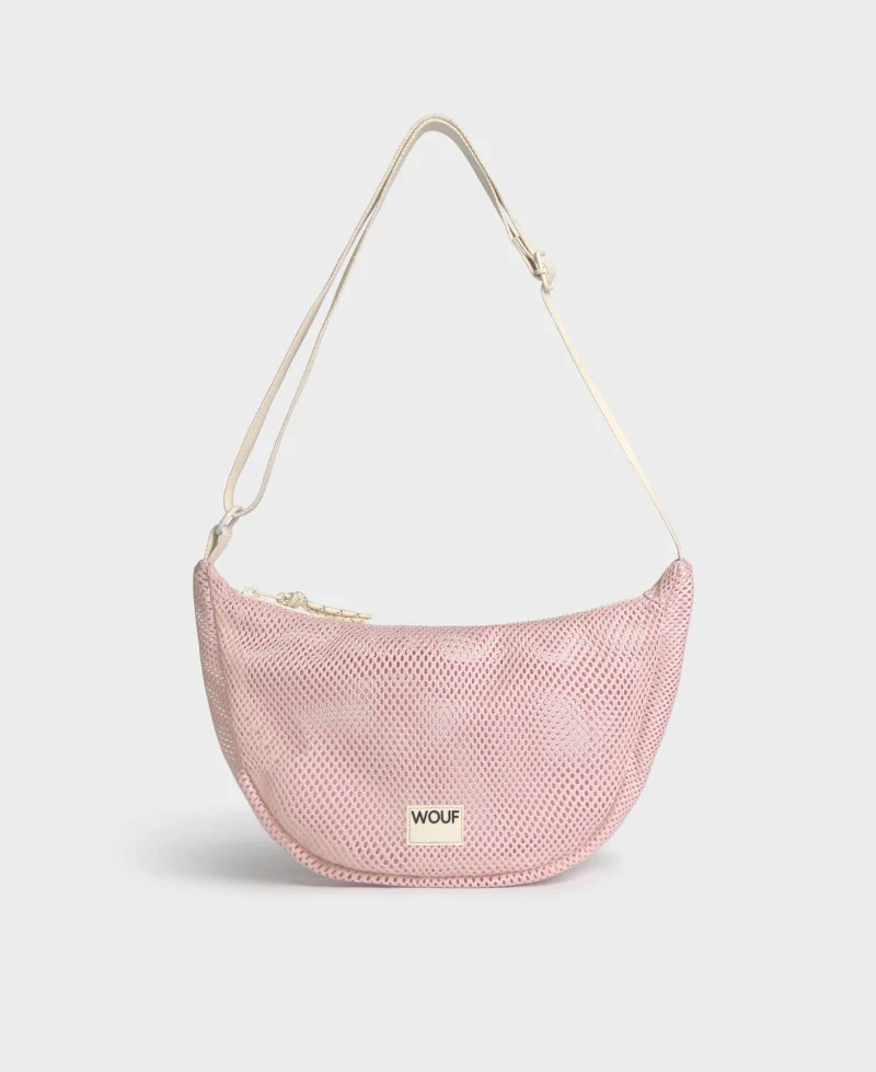 Sac demi-lune matières recyclées - Image 3