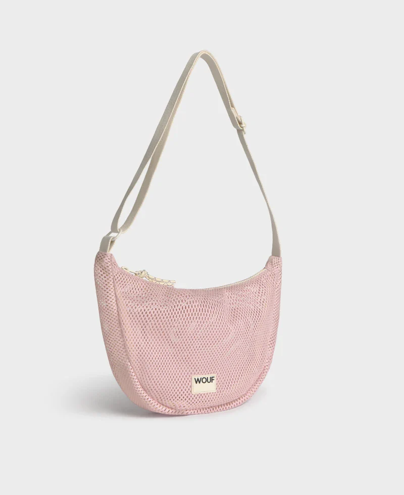 Sac demi-lune matières recyclées - Image 4
