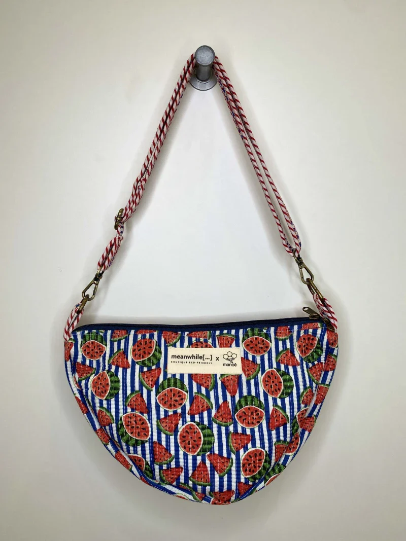 Sac demi lune pastèque - Manoë x Meanwhile Boutique (édition limitée) - Image 3