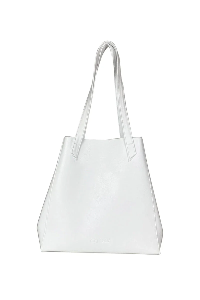 Sac à épaules blanc ajustable - Totissimo - Image 4