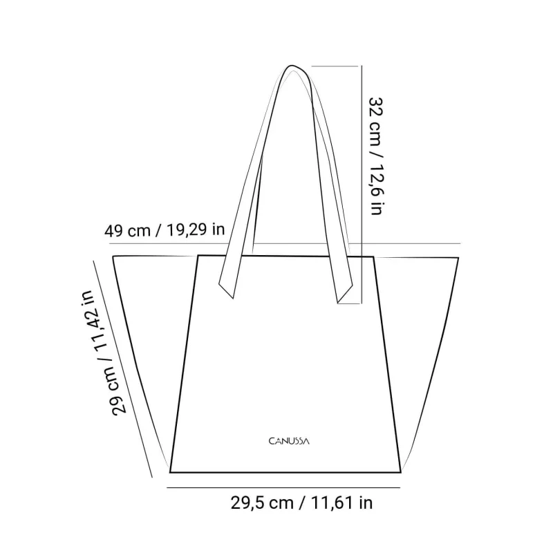 Sac à épaules blanc ajustable - Totissimo - Image 8