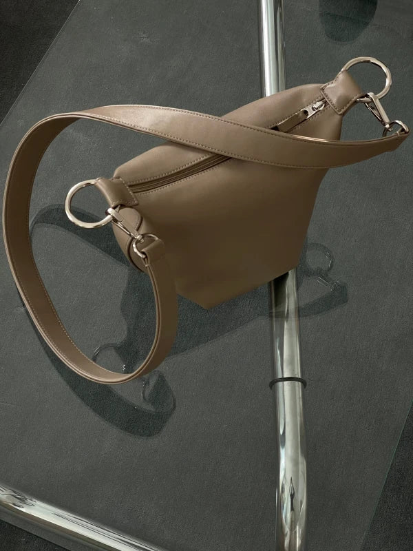 Sac Fold en cuir vegan Gris - Image 7