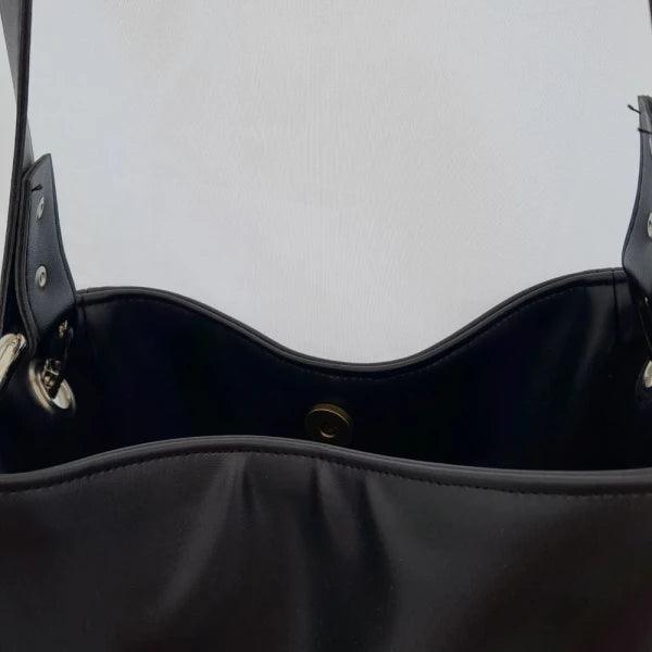 Grand sac fourre-tout en alter-cuir de raisin - Vert - Image 15