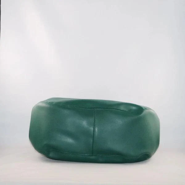 Grand sac fourre-tout en alter-cuir de raisin - Vert - Image 4