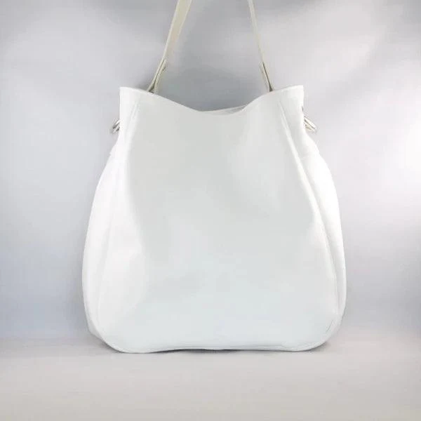 Grand sac fourre-tout en alter-cuir de raisin - Vert - Image 7