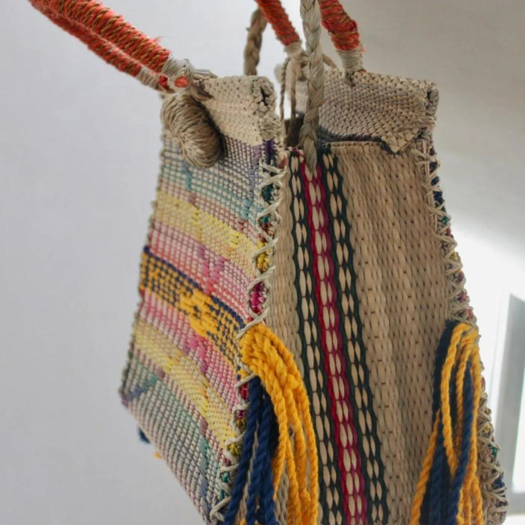 Sac à main en coton I  Bohème Chic - Image 3