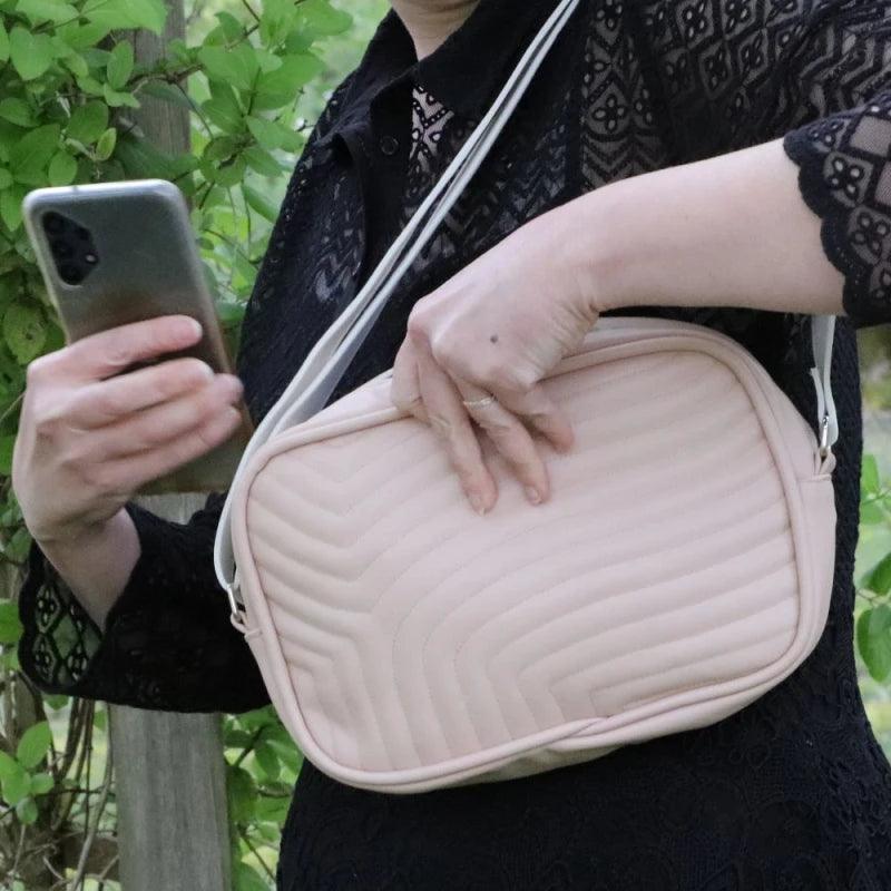 Sac matelassé en alter-cuir de raisin - Image 9