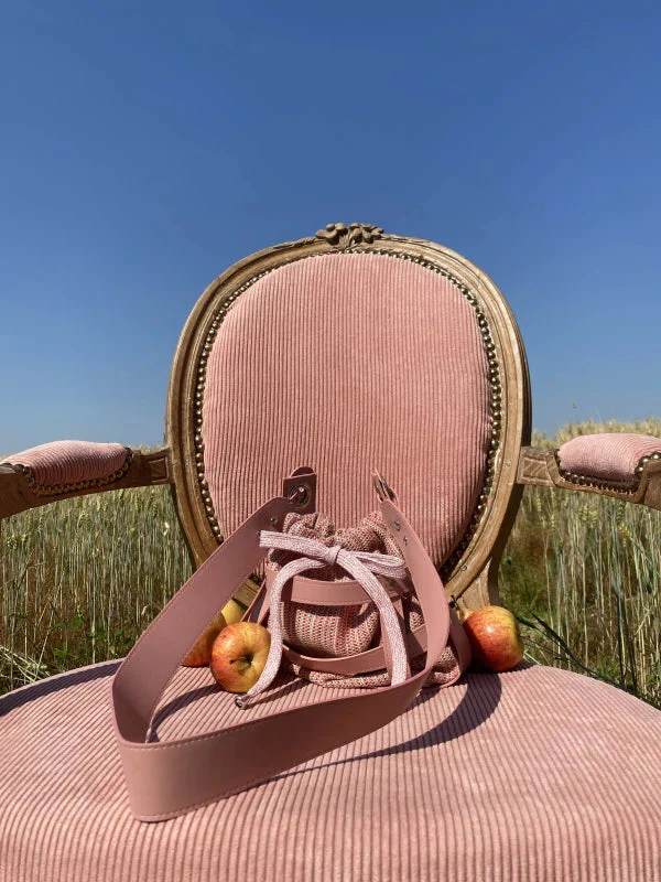 Sac pochon vegan en cuir de pomme - plusieurs coloris - Image 5