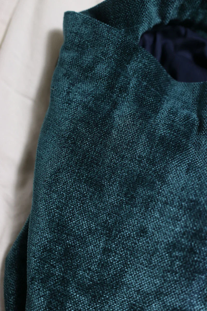 Sac seau en velours vert - Shade - Image 2