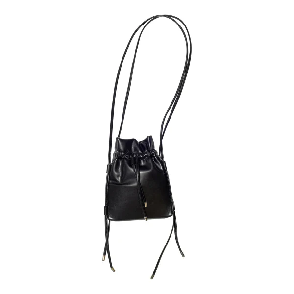 Sac Sling Pouch en cuir vegan Noir - Image 2