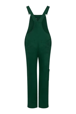 Salopette en coton vert - Leni - Image 3