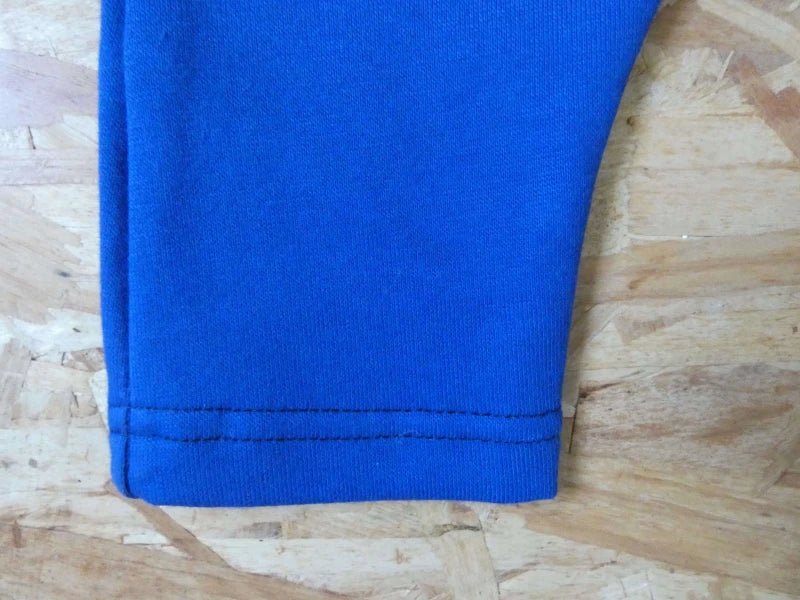Salopette longue bleu cobalt en tissu bio - Image 3