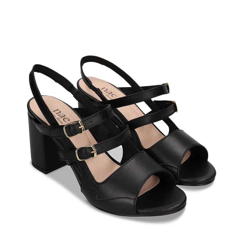 Sandales à Talons Hauts Vegan en Cuir de Pomme - ROMA - Image 3