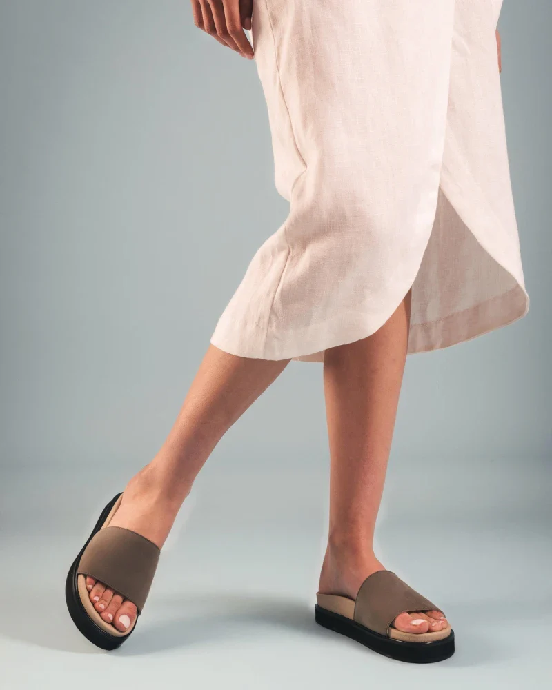 Sandales fait Main en Microfibres - Okina - Image 3