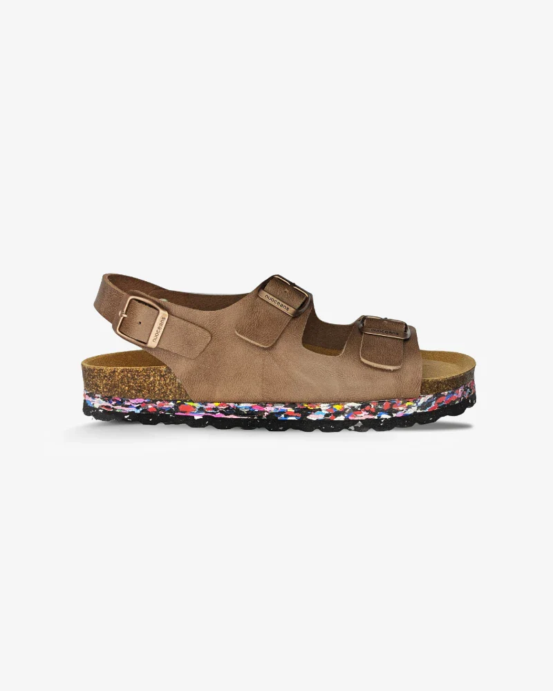 Sandales marron à brides arrière véganes - Hazel - Image 4
