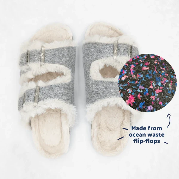 Sandales pour l'hiver style Birkenstock - Fluff - Image 5