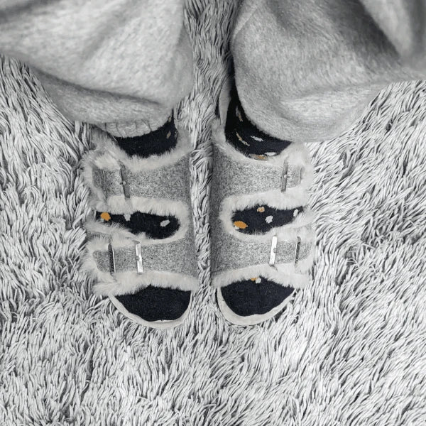 Sandales pour l'hiver style Birkenstock - Fluff - Image 6