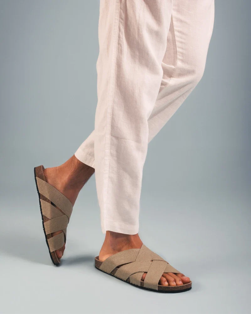 Sandales Véganes en Piñatex - Écologiques et Artisanales - TANNA - Image 2