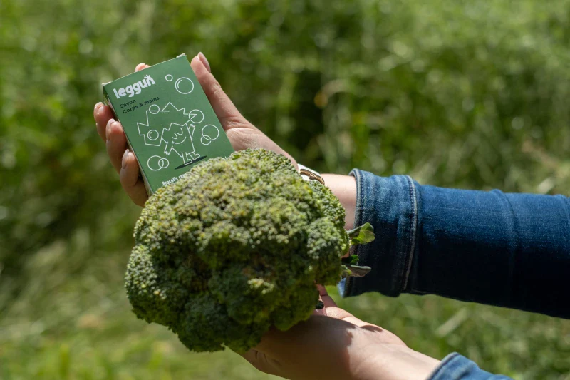 Savon Ă base de brocoli joufflu