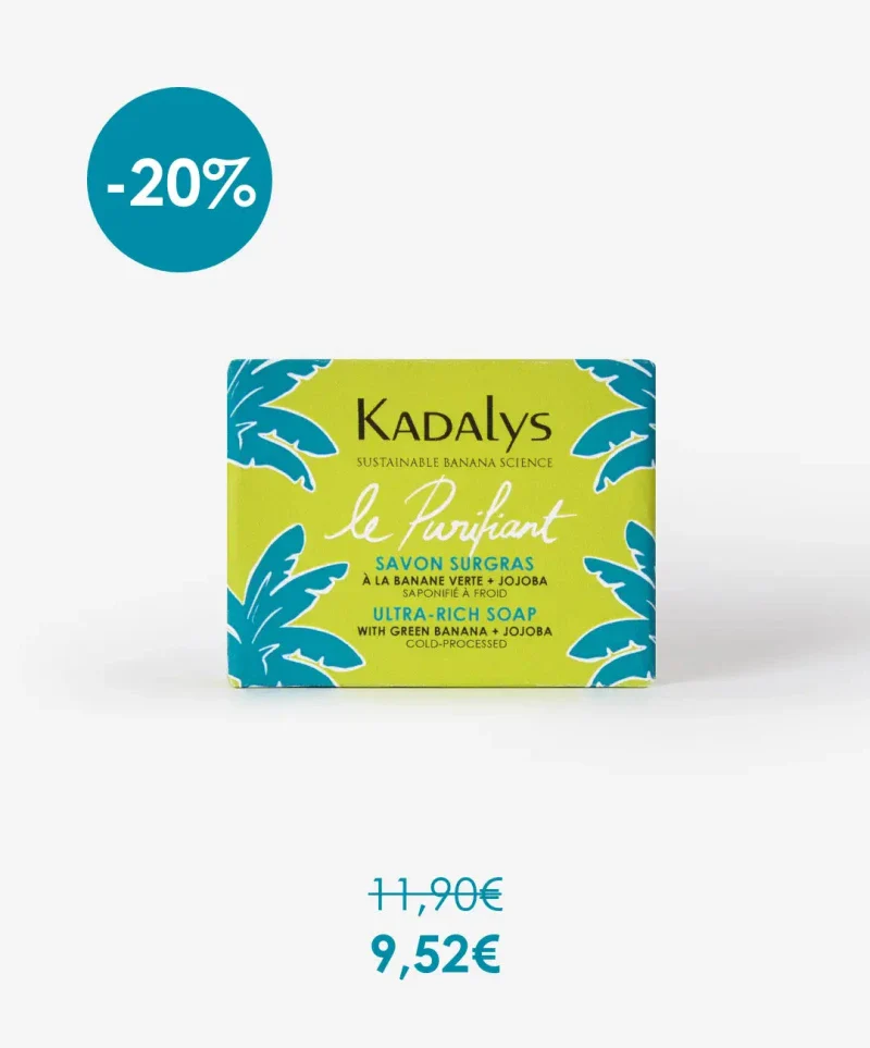 Savon Surgras Le Purifiant Bio à la Banane Verte - Image 4