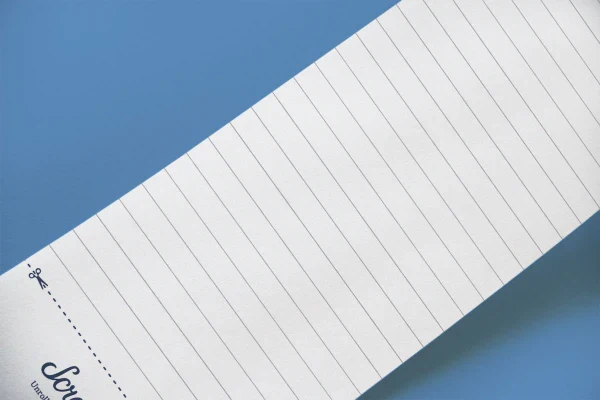 Livre objet à dérouler 100% compostable - Scrollino Pour mes Notes - Image 4