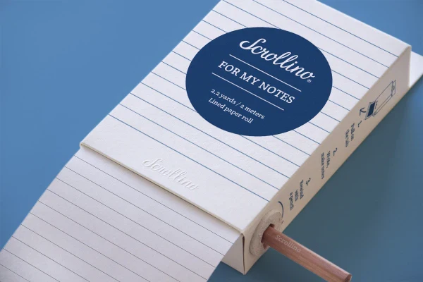 Livre objet à dérouler 100% compostable - Scrollino Pour mes Notes - Image 8