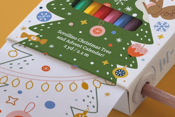 Scrollino livre de coloriage pour noël XMAS - Image 2