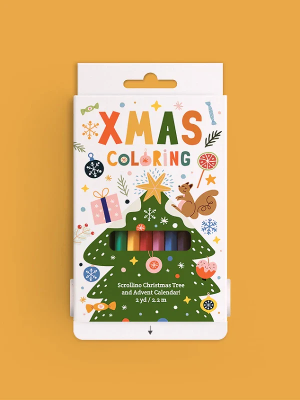 Scrollino livre de coloriage pour noël XMAS - Image 4