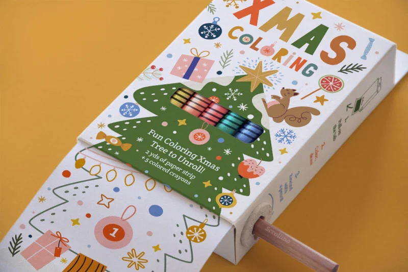 Scrollino livre de coloriage pour noël XMAS - Image 6
