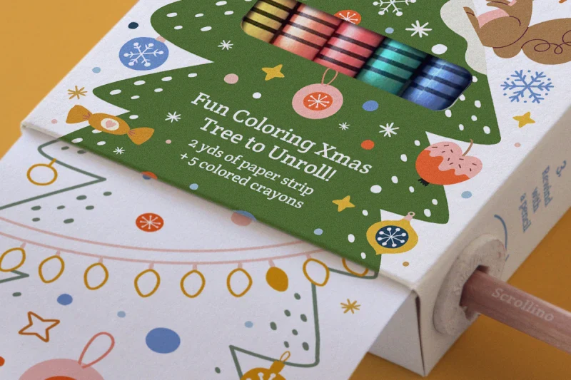 Scrollino livre de coloriage pour noël XMAS - Image 7