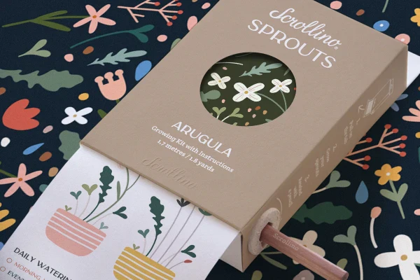 Livre de culture Scrollino Sprouts - Roquette - Image 2