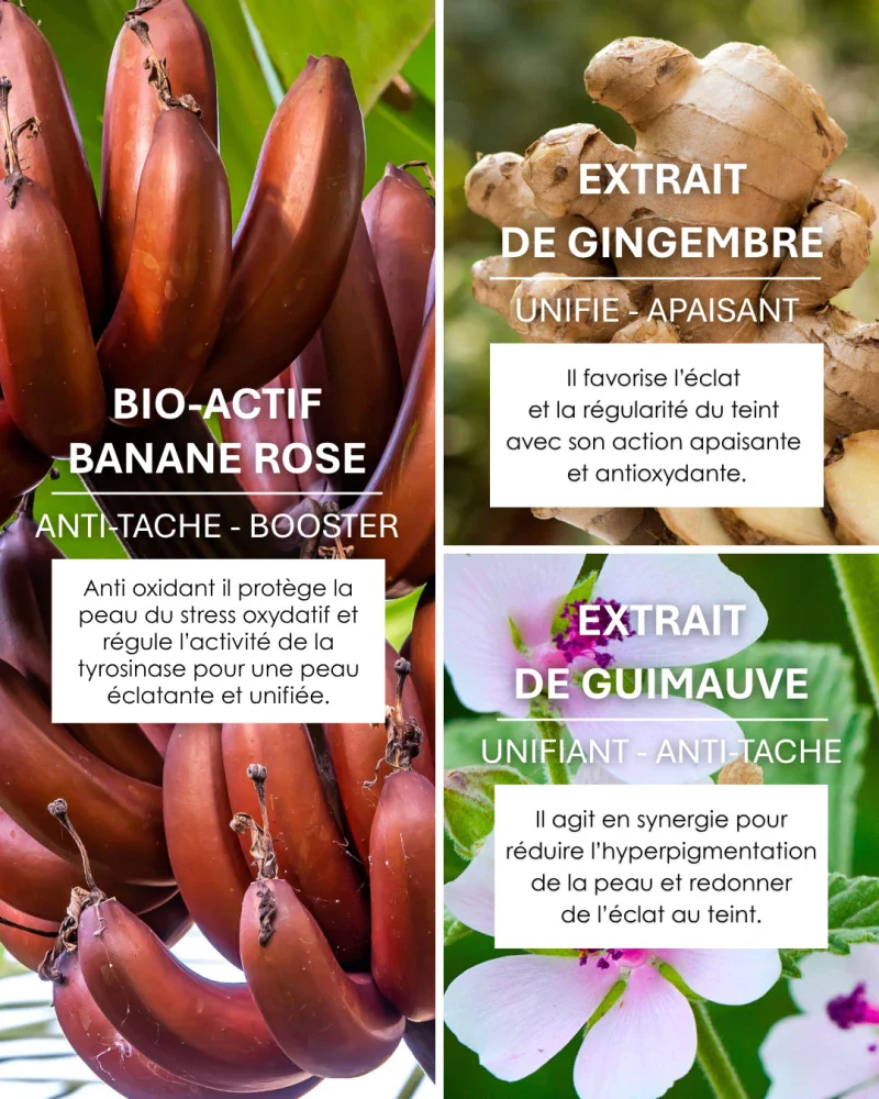 Sérum Booster d'Éclat Pink Oil Bio à la Banane Rose 30ml - MUSALIGHT - Image 14