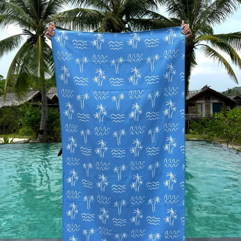 Serviette de plage – Ultra-absorbante, anti-sable, à séchage rapide - Lou - Image 2