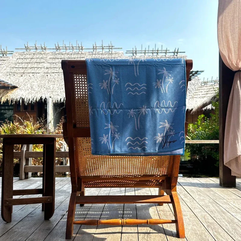 Serviette de plage – Ultra-absorbante, anti-sable, à séchage rapide - Lou - Image 3