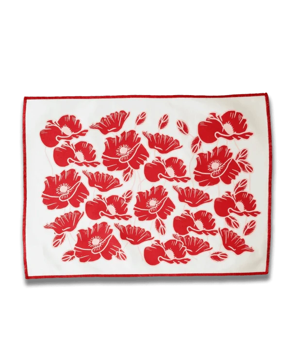 Set de table rouge - Poppy - Image 3