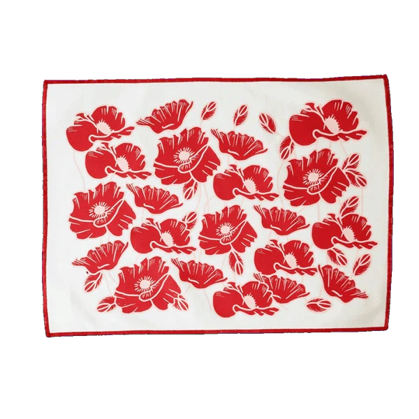 Set de table rouge - Poppy - Image 4