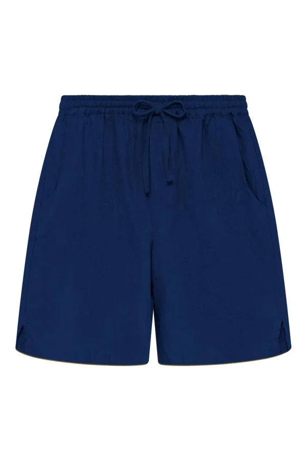 Short bleu marine en lin bio pour homme - Jerry - Image 2
